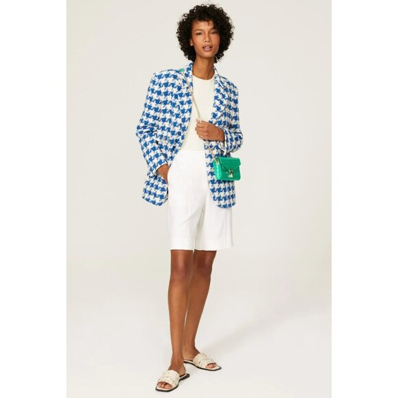 R-269. Sandro Floriane Houndstooth Blazer US 2 - Picture 6 of 7